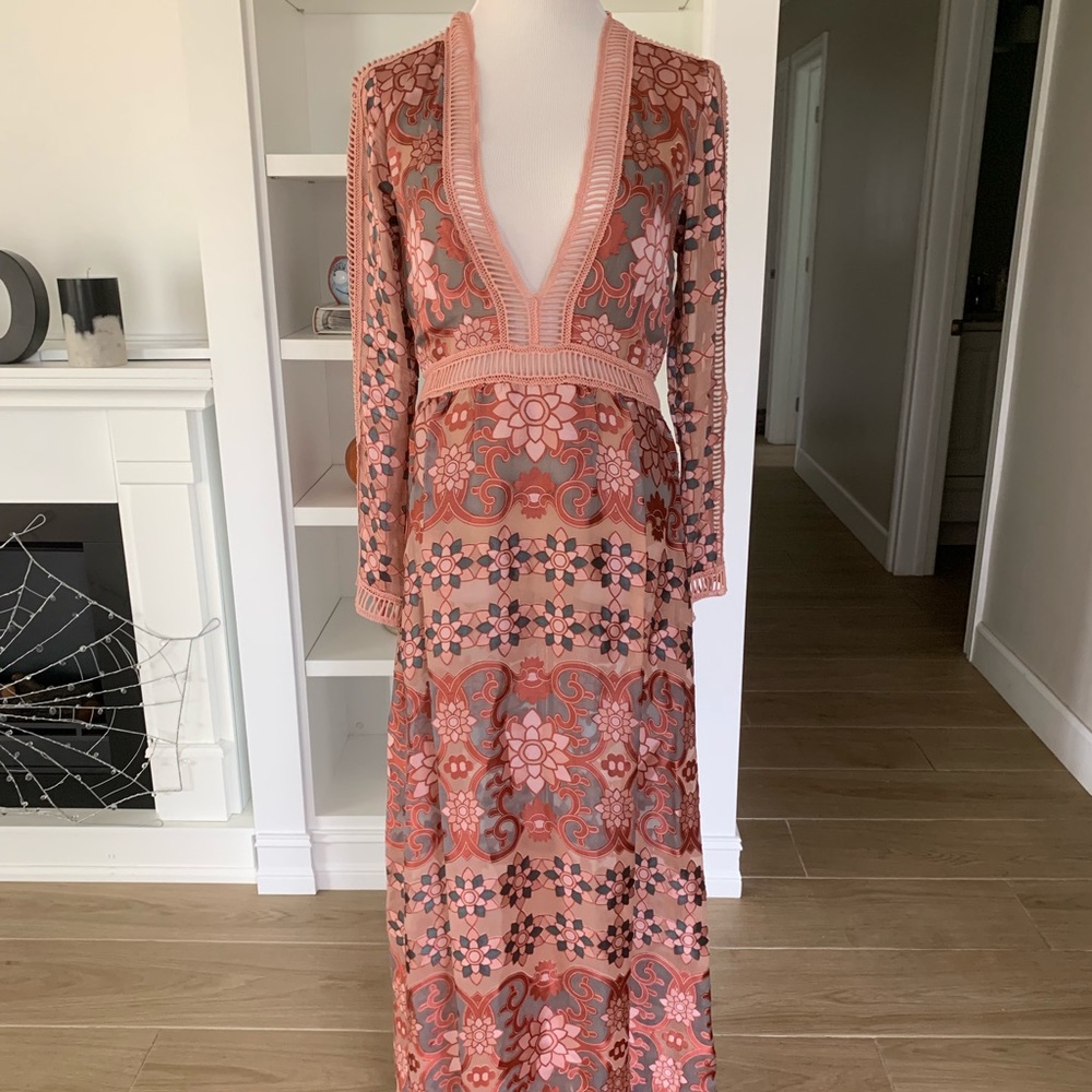 NWT For Love and Lemons Juliet maxi dress